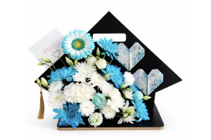 Blue graduate
