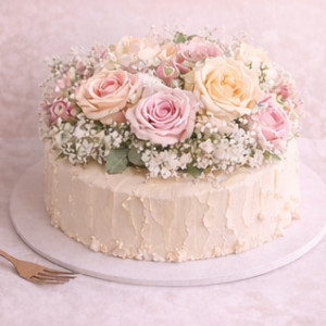 Cake flowers arrangements